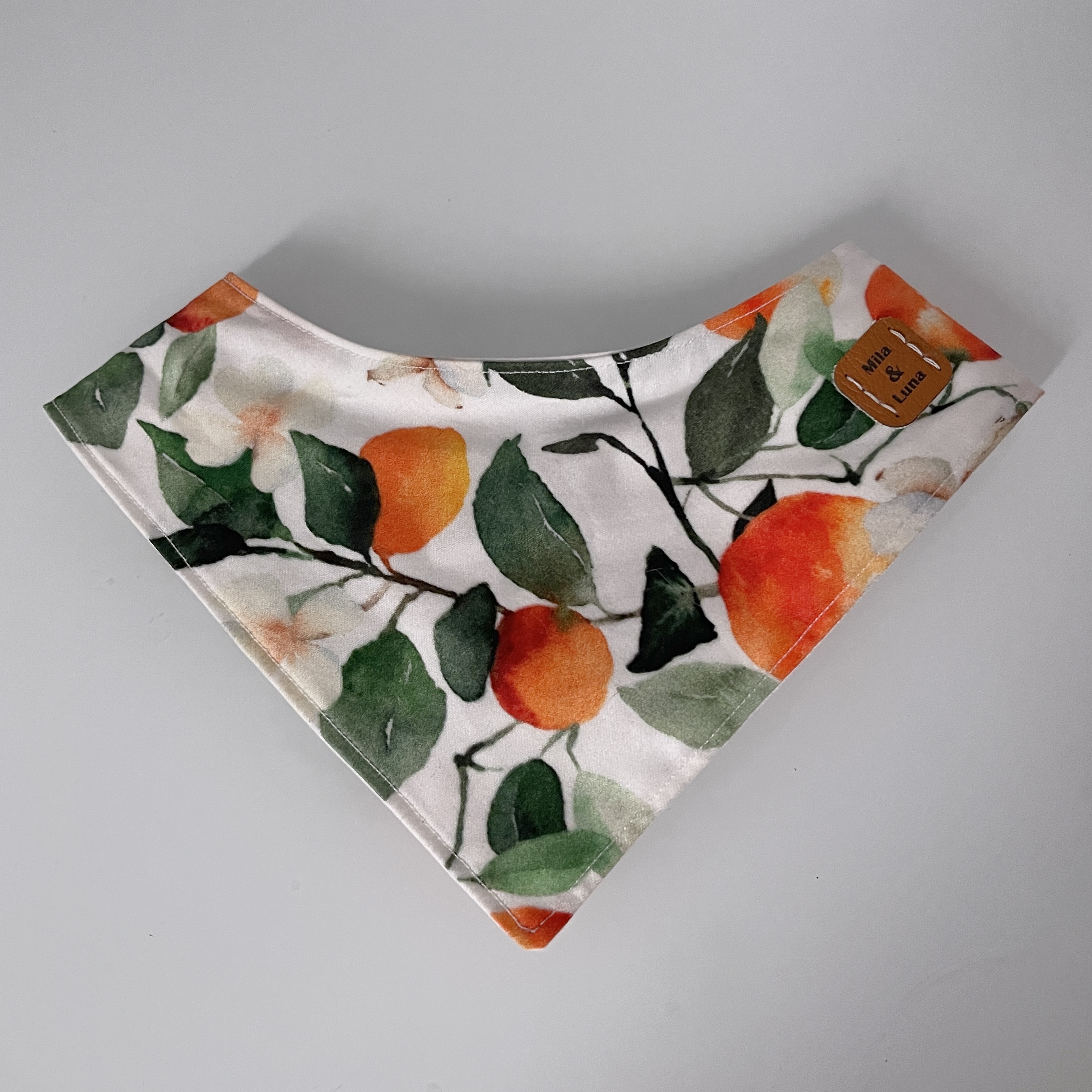 wild orange dream dog bandana